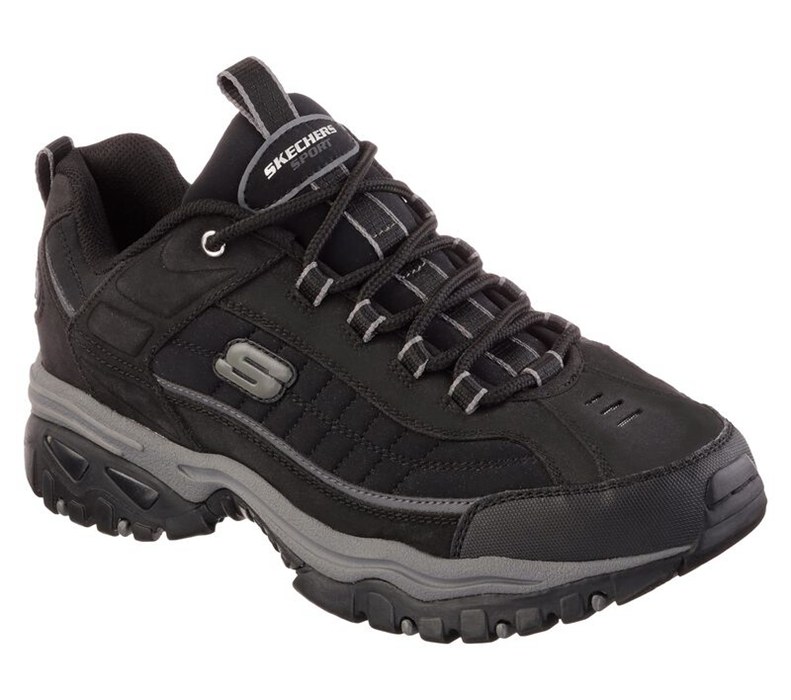 Skechers Herr Svarta Sneakers - Energy - Downforce - Sverige (SPMWD-9087)